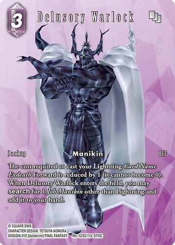 Delusory Warlock / Taumaturgo Ficticio — Final Fantasy TCG