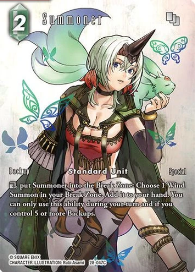 Invocador / Summoner — Final Fantasy TCG